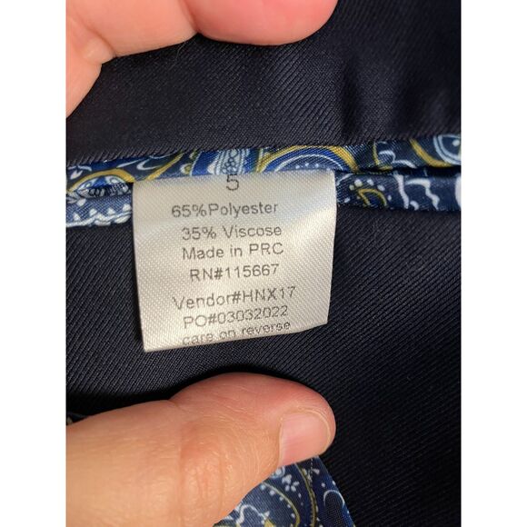 Isaac Mizrahi boys navy suit - size 5 - Picture 6 of 7